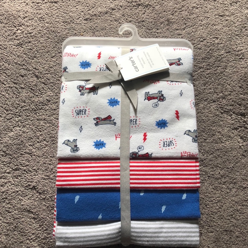 Carters 4 blanket set
